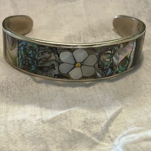 Vintage Abalone Mexico cuff